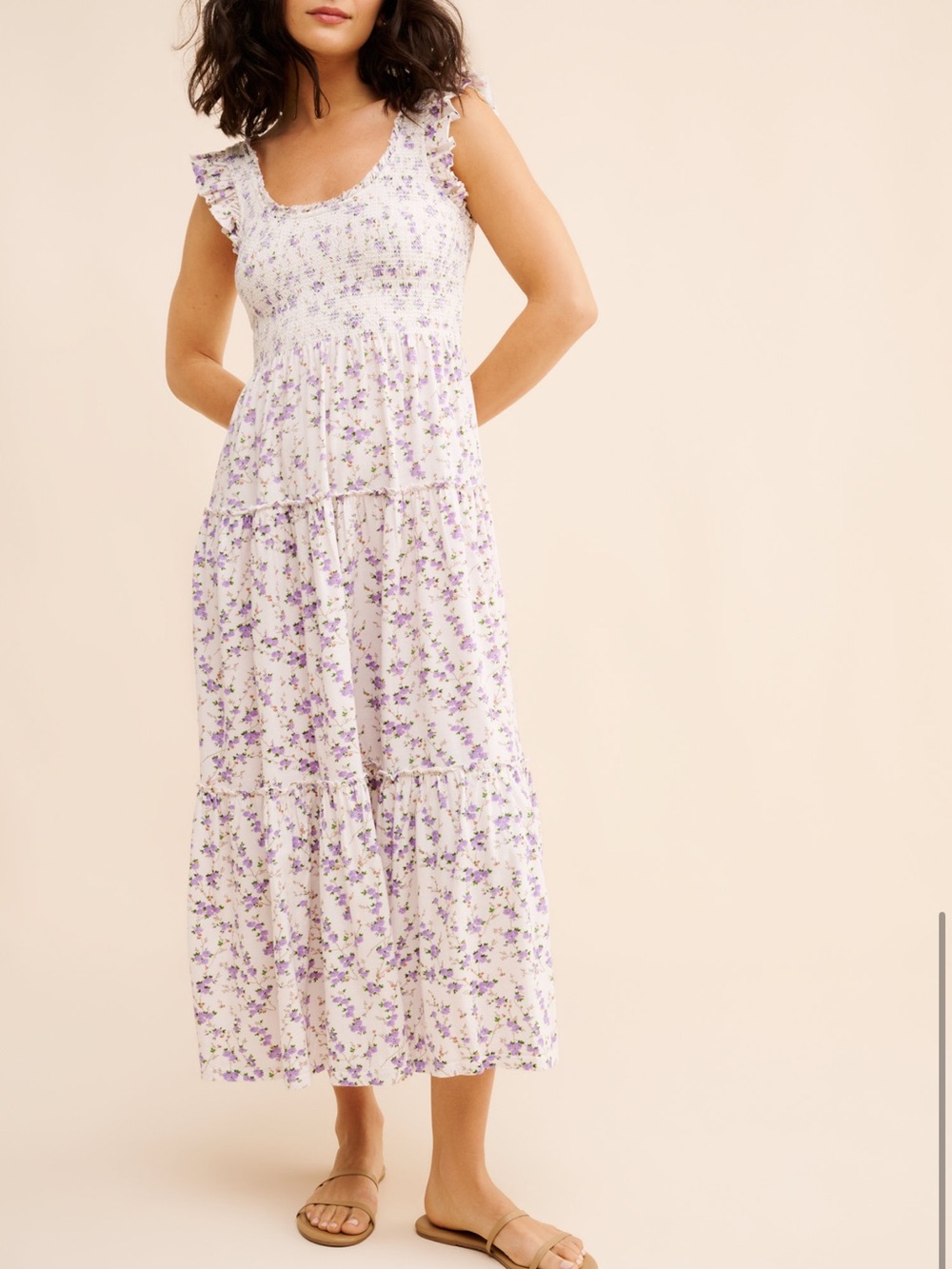 LoveShackFancy Chessie Midi Dress